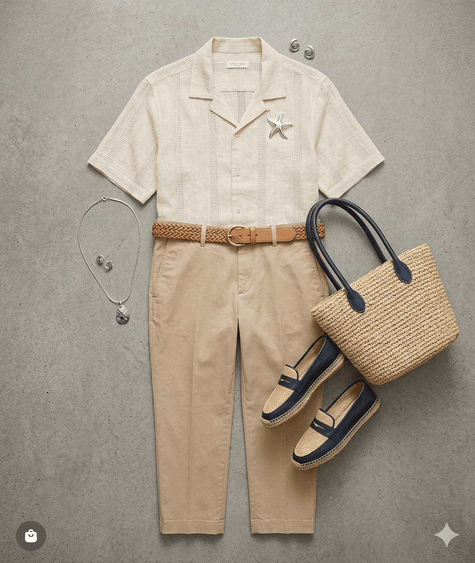 StudioPic — sample 1, outfit and outcome cycle